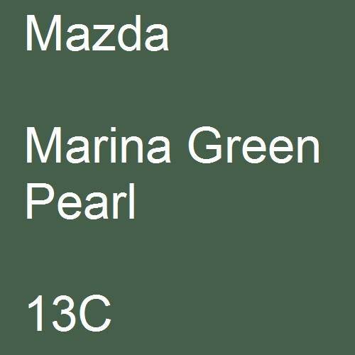 Mazda, Marina Green Pearl, 13C.